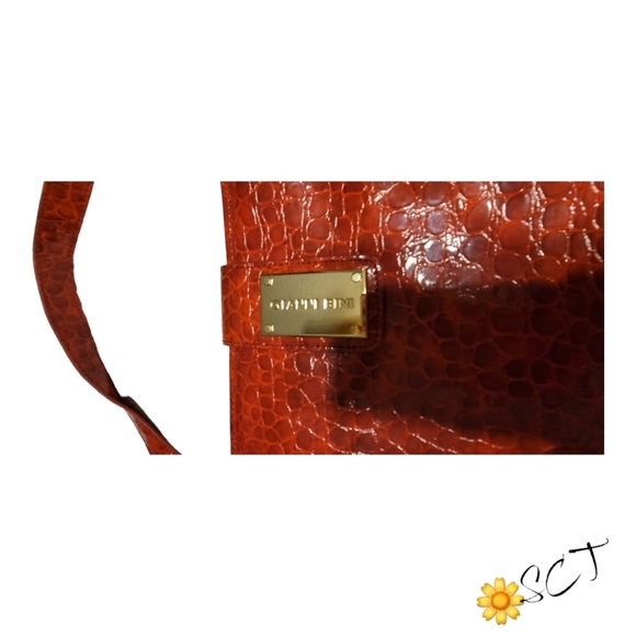 🌹 GIANNI BINI Red Shoulder Bag - Picture 3 of 10